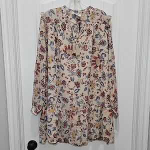 Dress Forum Los Angeles Paisley Floral Long Sleeve Bohemian Dress